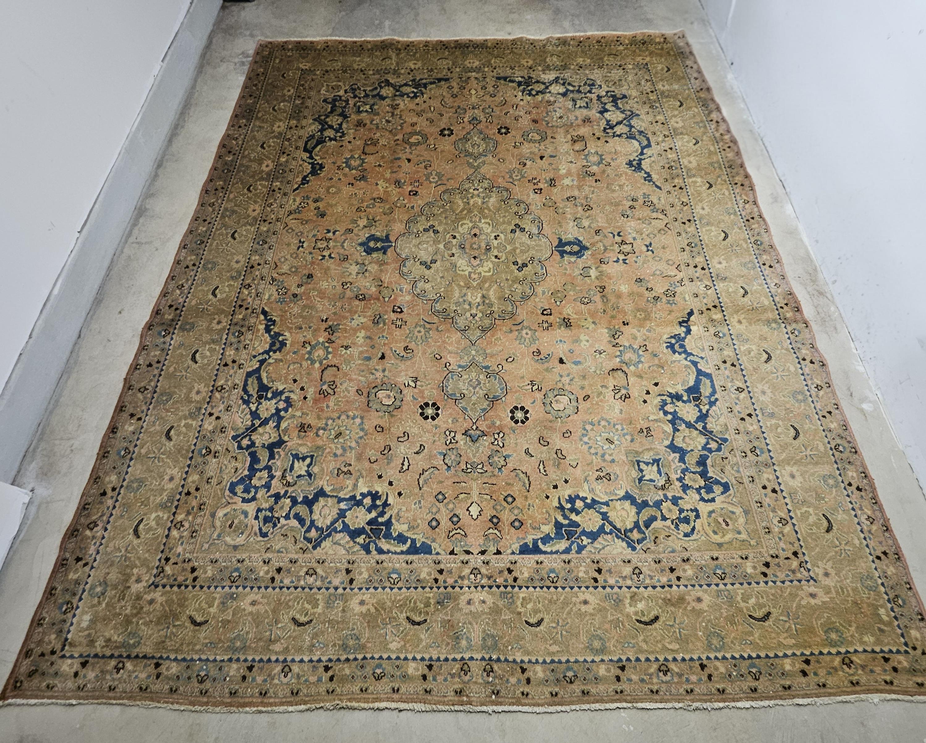 Big Beautiful Persian wool rug - 9.7 x 12.6 ft